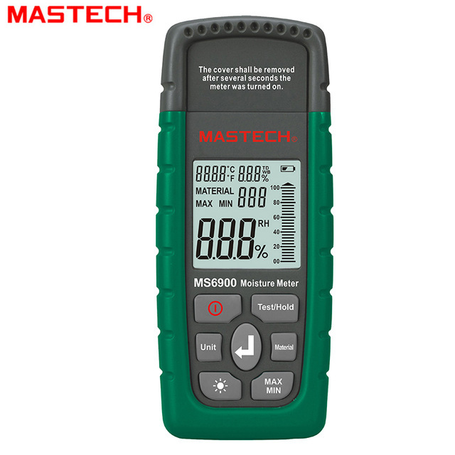 Mastech MS6900 Digital Wood Timber Moisture Meter Tester