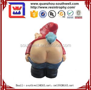 Divertido resina de gnomos de jardín hecho a mano gnomos de jardín para la venta - Product Image 3