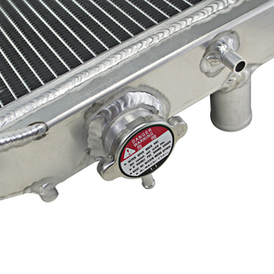 Radiateur de voiture en aluminium PQY RACING-2 rangées 42 mm pour Honda <span class=keywords><strong>Civic</strong></span> Del Sol 92-00 MT EG / EK PQY-SX103 - Product Image 6