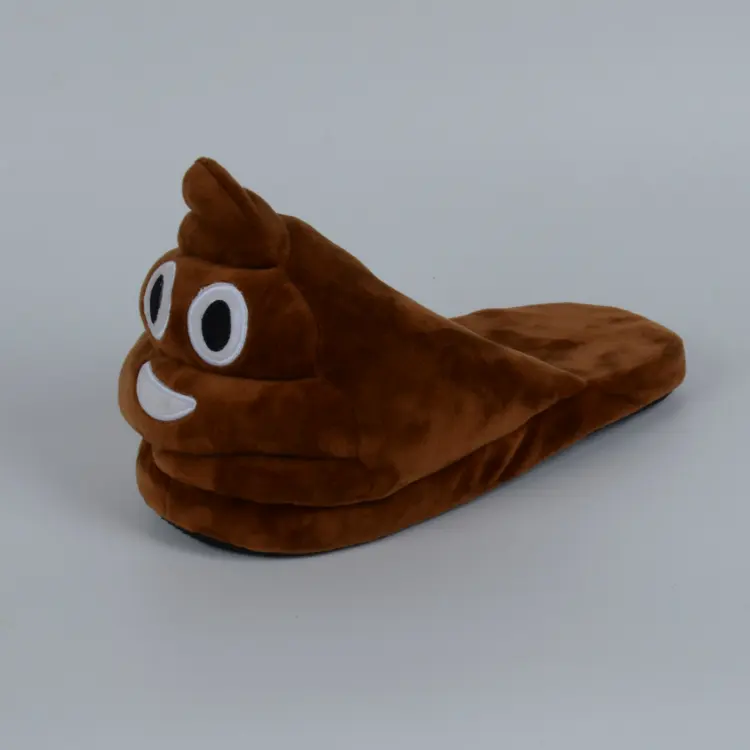 Adults Comfortable Plush Stuffed Funny Poop Slipper