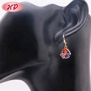 Diseño de trébol Artificial, joyería de oro de 22K, Dubái - Product Image 6
