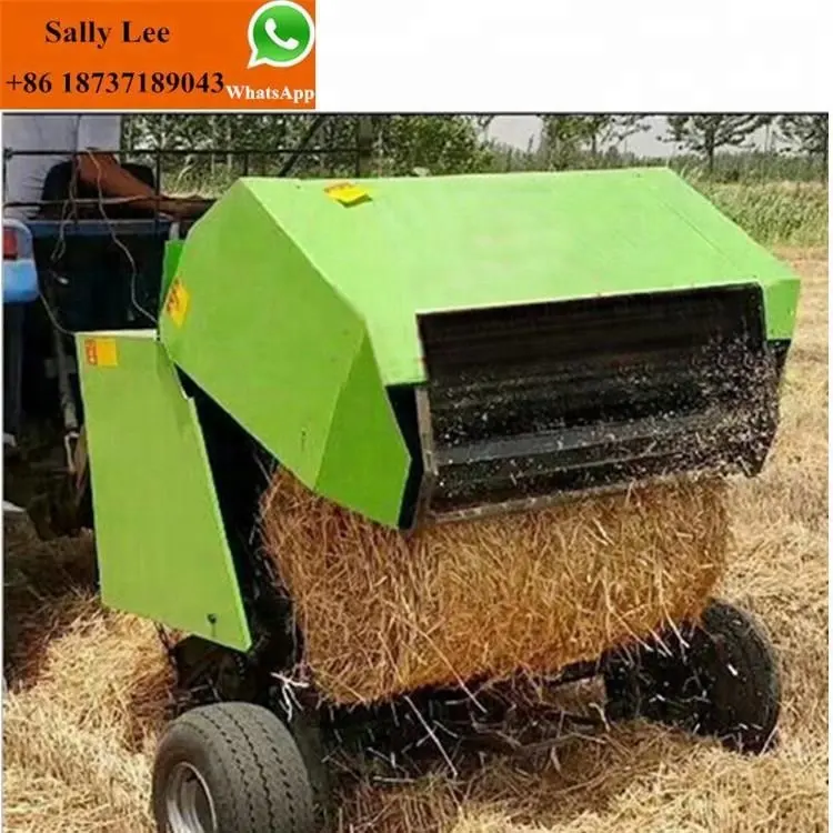 Azienda agricola utilizzato fieno di grano di mais paglia baler macchina