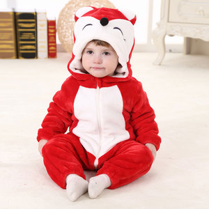 <span class=keywords><strong>La</strong></span> primavera y el otoño nuevo conejo de una sola pieza del mono del bebé recién nacido mamelucos animales - Product Image 3