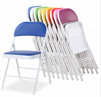 Offre Spéciale siège en plastique chaise pliante en métal