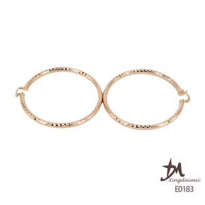 18k金皮廷新设计女性金箍耳环E0183 - Product Image 4