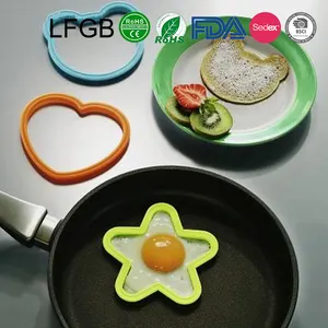Силиконовые Fried Egg формы резины яйцо кольцо/Яйцо Сварить кольцо