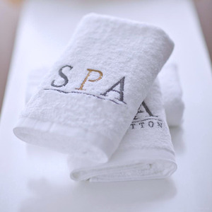 Pabrik Pemasok Handuk Wajah Katun Putih Spa Kualitas Tinggi Murah Hadiah 100% Katun Grosir - Product Image 2