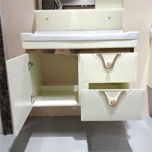 <span class=keywords><strong>Meuble</strong></span> <span class=keywords><strong>de</strong></span> salle <span class=keywords><strong>de</strong></span> bain en PVC avec évier, nouveau Design, vente en gros - Product Image 4