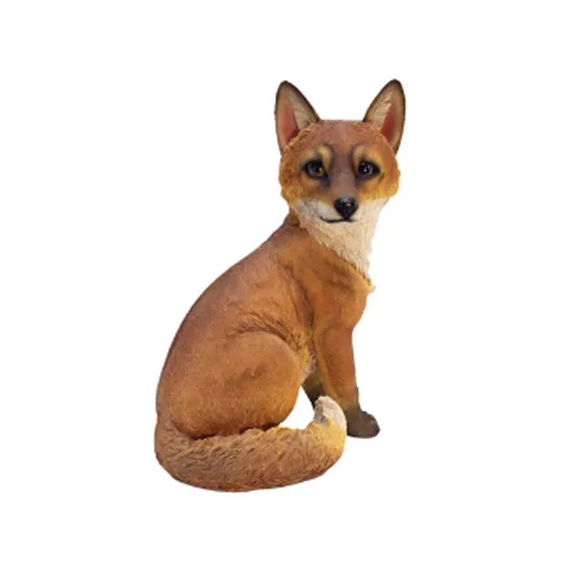 Woody the fox quintal estátua de decoração. Produtos de animais do jardim