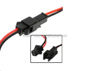 Cabo do conector jst da tira da luz led, 2 pinos