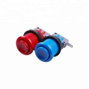 Bộ Cần Điều Khiển <span class=keywords><strong>Arcade</strong></span> Tự Làm Dành Cho Mame Zero Delay Bộ Mã Hóa USB Cần Điều Khiển Nút Ấn Kiểu Mỹ Với Microswitch - Product Image 5