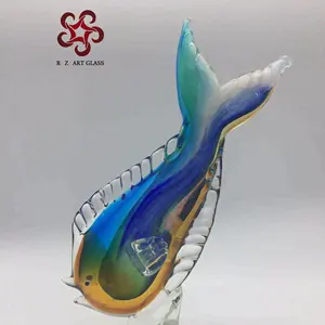 Großhandel Murano Blown Sea Glass Art Craft Fisch