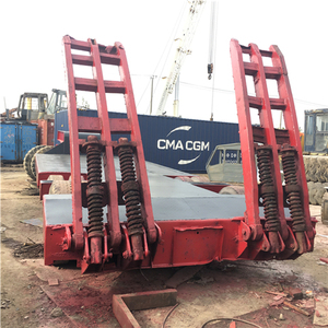 ราคาถูกใช้รถบรรทุกอะไหล่ต่ำเตียง2เพลา30-60ตันรถพ่วงรถบรรทุก - Product Image 4