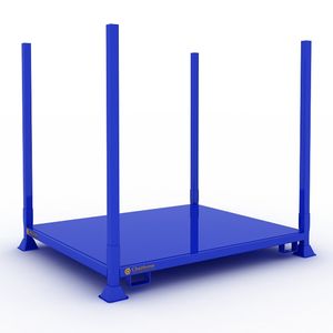 الصناعية الثقيلة طوي حامل بالات التكديس الاطارات رف التخزين حامل أرفف معدني - Product Image 2