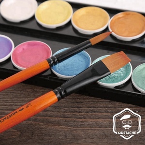 Set di 10 Pennelli Acrilici MUSTACHE, Forniture Artistiche all'Ingrosso, Pennelli per Pittura - Product Image 3