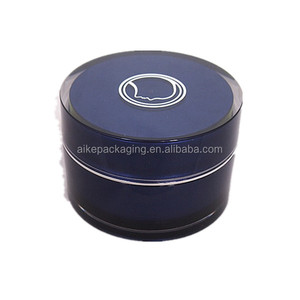 50ml cream jar pots clear plastic jar with lids