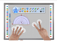 Tableau blanc interactif électronique multi-touch infrarouge IBoard de 82 pouces, disponible en 78, 81, 84, 88, 90, 96, 102, 104 pouces