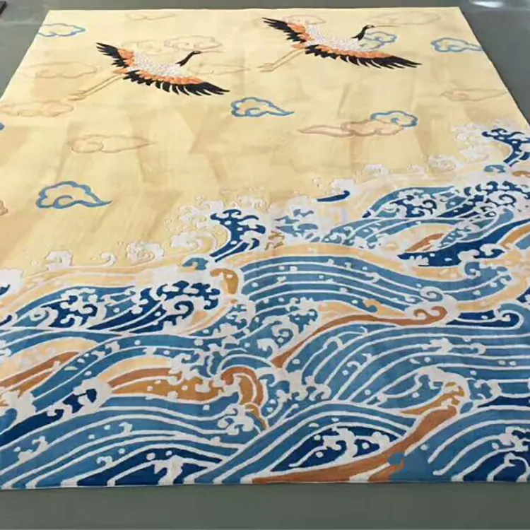Carving carpet rug / hand tufted carpet