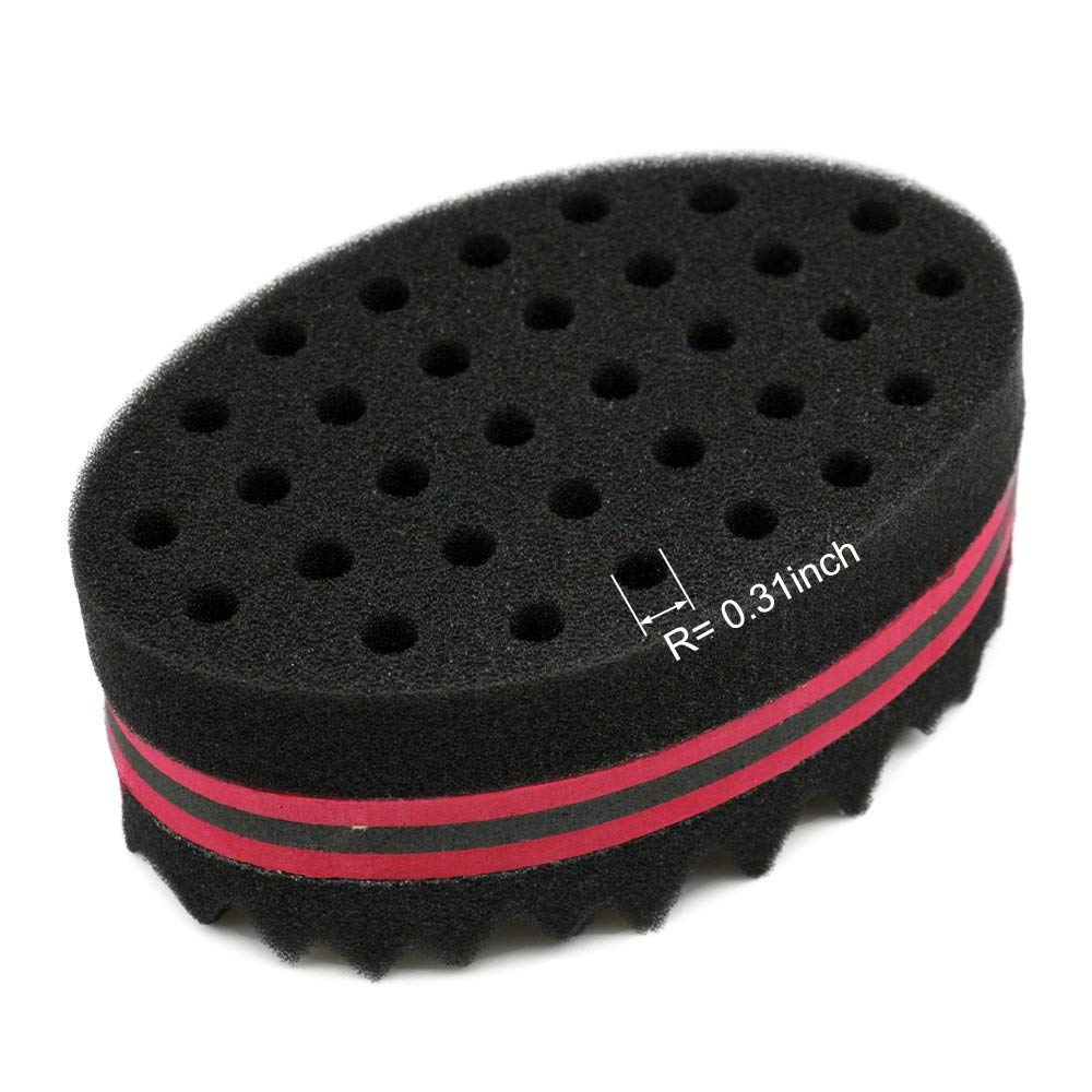 Горячая Распродажа, двухсторонняя волшебная губка для волос для парикмахерской