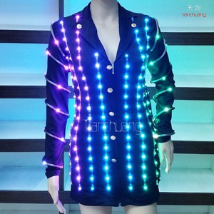La Compañía <span class=keywords><strong>de</strong></span> avión <span class=keywords><strong>Uniforme</strong></span> Luminoso Led Apretado <span class=keywords><strong>Uniforme</strong></span> <span class=keywords><strong>de</strong></span> la <span class=keywords><strong>Azafata</strong></span> <span class=keywords><strong>Uniforme</strong></span> - Product Image 3