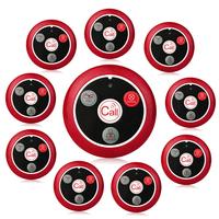 10 Pcs 433Mhz Draadloze Cafe Spar Club Restaurant Ober Vier-Key 4 Button Zender Belknop Retekess T117
