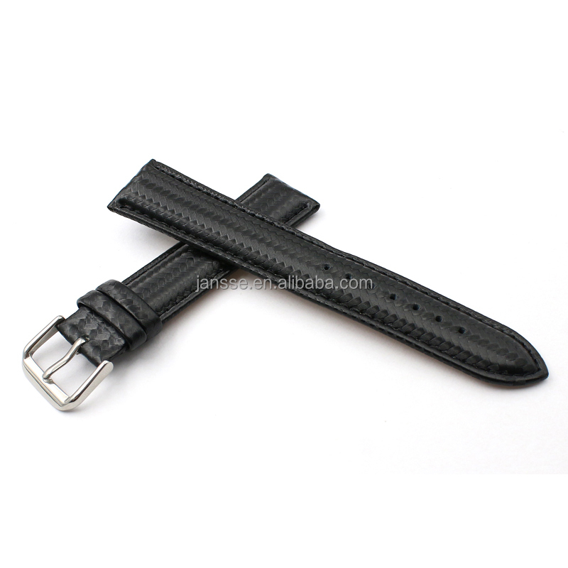 Brun foncé En Cuir PU Bracelet Classique Montre Bracelet Avec 22mm Cas