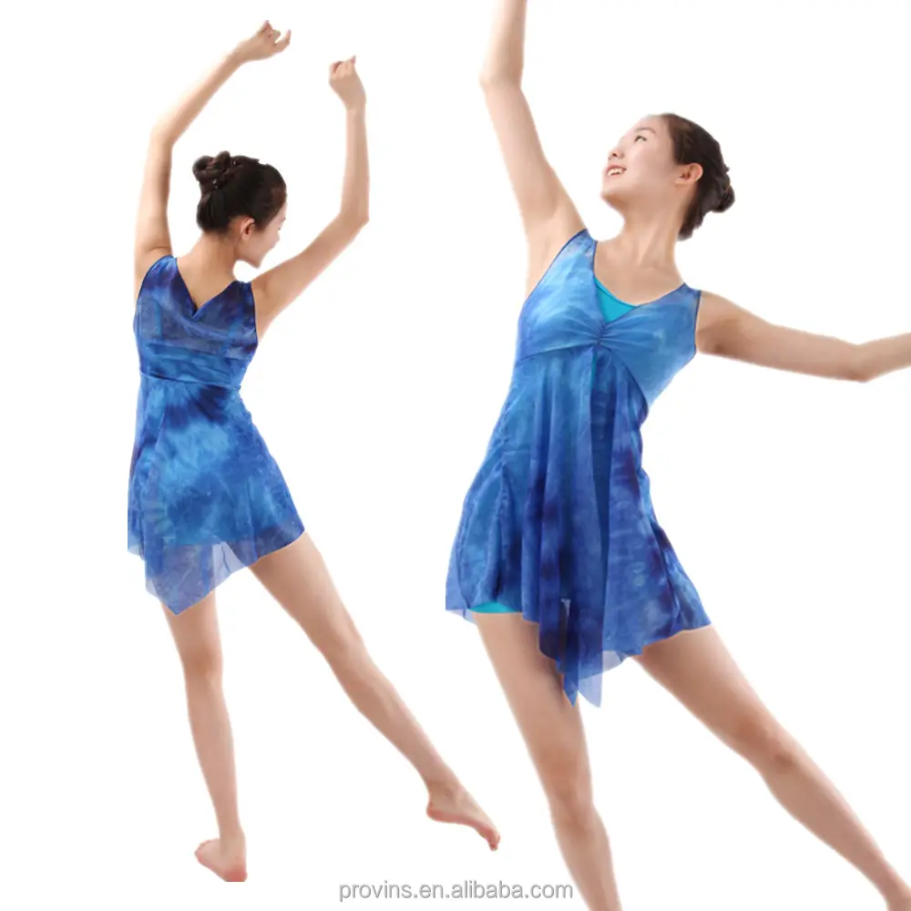 Балетные танцевальные костюмы вуаль, костюм для современных танцев (D2940)