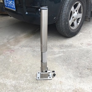 Poste de estacionamiento manual <span class=keywords><strong>con</strong></span> cerradura de llave, <span class=keywords><strong>bloqueador</strong></span> de espacios exteriores, bolardo. - Product Image 1