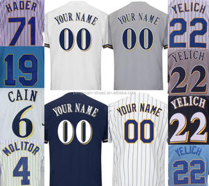 Beste Qualität genäht Benutzer definiert Ihr Name Nummer Logo Patch Team City Connect <span class=keywords><strong>Style</strong></span> Gesticktes amerikanisches <span class=keywords><strong>Baseball</strong></span>-Trikot - Product Image 2