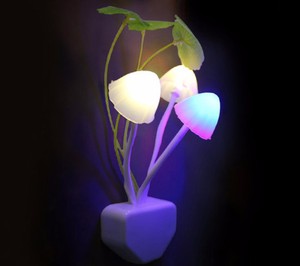 EU Mỹ Cắm Đèn Ngủ LED Nấm Tường Ổ Cắm Đèn Đèn - Product Image 6