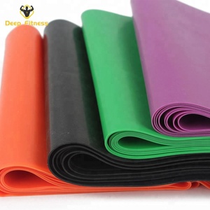 100% naturale in lattice fasce lunghe elasticizzate professionale fascia elastica resistenza rotolo per terapia fisica Yoga <span class=keywords><strong>Pilates</strong></span> - Product Image 2