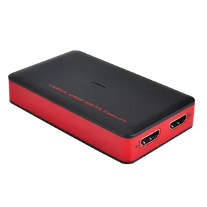 Ezcap261 HDMI游戏采集卡USB 3.0高清视频1080P 60FPS，PS4，Xbox One和Wii U的实时流媒体游戏记录器设备
