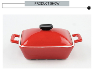 Ý nướng Pasta gốm Pan nướng Ware lò microwavable an toàn bakeware đồ đá lasagna Chảo Chất lượng cao - Product Image 2