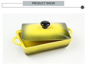Nordic Ware Oven Microwavable Safe Ceramic Rectangle Bakeware <strong>Pans</strong> Kitchen Wares <strong>Casserole</strong> Dish <strong>With</strong> <strong>Lid</strong> High Quality - Product Image 2