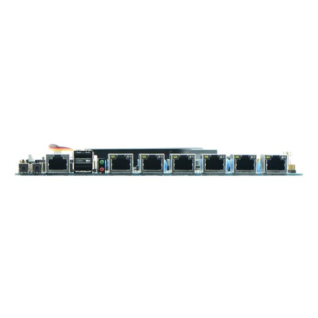 New Intel for D525 Firewall Motherboard for Office Server Use 6 LAN Ports Supporting PfSense Zentyal SmoothWall-DDR3 SATA IDE