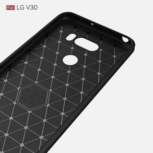 Funda de fibra de carbono para teléfono <span class=keywords><strong>lg</strong></span> <span class=keywords><strong>v30</strong></span>, carcasa suave a prueba de golpes, <span class=keywords><strong>trasera</strong></span>, cepillada, para <span class=keywords><strong>lg</strong></span> <span class=keywords><strong>v30</strong></span> - Product Image 5