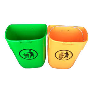 Poubelle en plastique empilable innovatrice qui respecte l'environnement 50L jumelles de déchets pour bio médical - Product Image 2