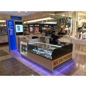 Modern Shopping Mall Kiosk Mobile Phone Shop Decoration