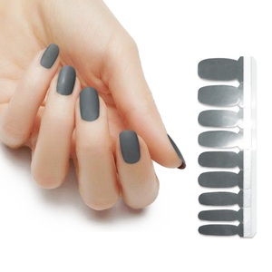 Vendita della fabbrica 100% reale nail polish sticker/involucri/strisce opaca involucri del chiodo per bellezza del chiodo - Product Image 1