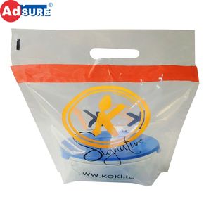 Bolsas de seguridad/personalizado claro de entrega de comida manipulaciones bolsa de pruebas con mango corte para restaurantes/seguridad a prueba de manipulaciones bolsas - Product Image 5