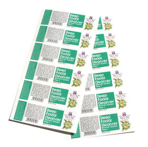 <span class=keywords><strong>Pegatinas</strong></span> y etiquetas transparentes personalizadas con <span class=keywords><strong>fondo</strong></span> claro para negocios - Product Image 6