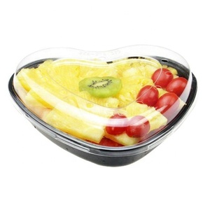 Emballage de récipient de fraise à emporter ClamShell transparent boîte en plastique en forme de coeur de fraise - Product Image 5