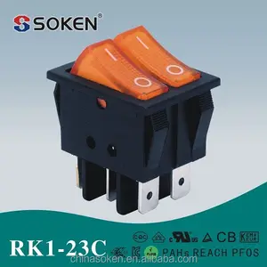 Soken home appliance spst on off 250 V 16A selector marinha rocker switch