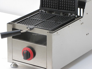 In acciaio inox a Gas 180 gradi industriale 4 pz quadrato rotativo waffle, Liege belgian Gas waffle b - Product Image 2