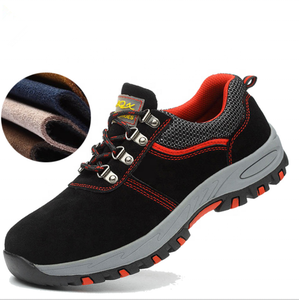 Breathable Steel Toe Anti-Smashing Anti-Piercing <strong>Mens</strong> Safety <strong>Shoes</strong> Leather Non-Slip <strong>Work</strong> Labor Protection <strong>Shoes</strong> Industrial - Product Image 2