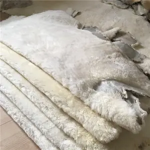 Natural Fur 100% Sheepskin Lining Salted Raw Sheep Skins