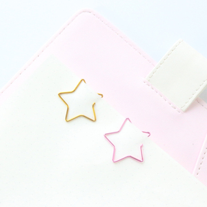 Nuevo diseño de estrella Metal Oficina Escuela Clips de papel/marcapáginas <span class=keywords><strong>Papelería</strong></span> 12 unids/caja - Product Image 3