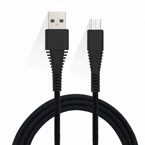 <span class=keywords><strong>Amazon</strong></span> vente chaude 4ft 1.2 m long mesh tressé câble, 2.4A charge rapide <span class=keywords><strong>micro</strong></span> <span class=keywords><strong>usb</strong></span> câble de données pour android - Product Image 2