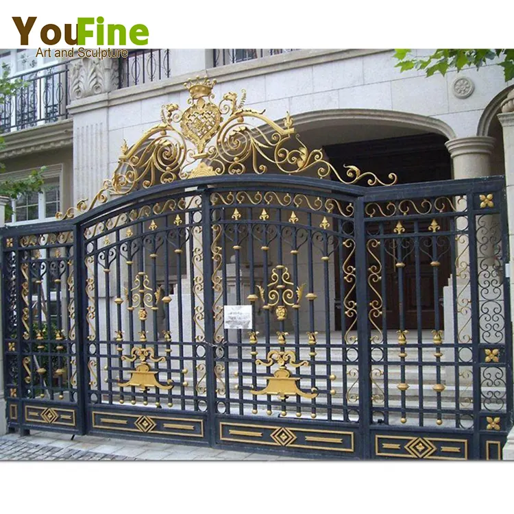Classical Wrought Iron Gate Design from China Supplier