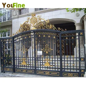中国サプライヤーからの古典的な錬鉄製のゲートデザイン